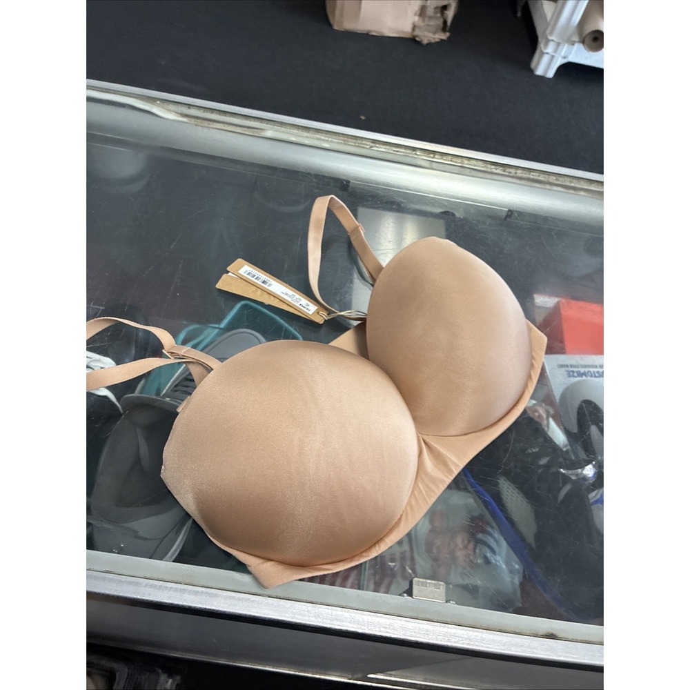Skims Ultimate Push-Up Strapless Bra in Clay Size 34DD New Women's NWT